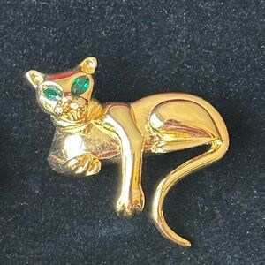 Signed D’Orlan Panther Brooch